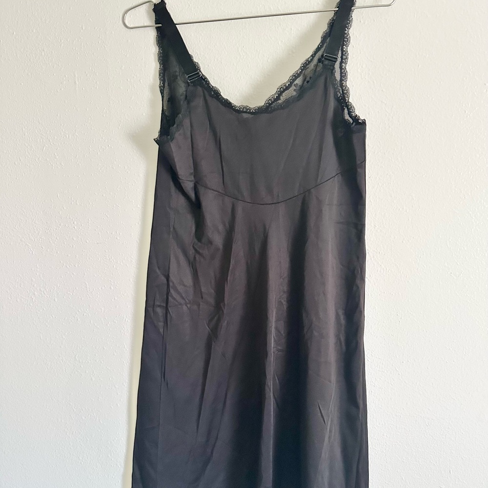 Vanity affair Vintage 80s Floral Lace Slip Dress - Picture 8 of 13